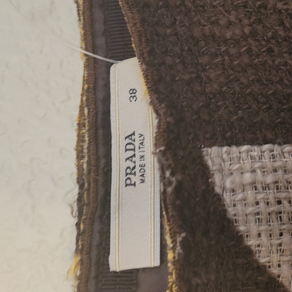PRADA Knee Lenght color block pattern skirt size 38 - Picture 5 of 6